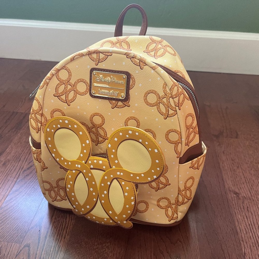 Disney Loungefly Mickey Pretzel Mini Backpack